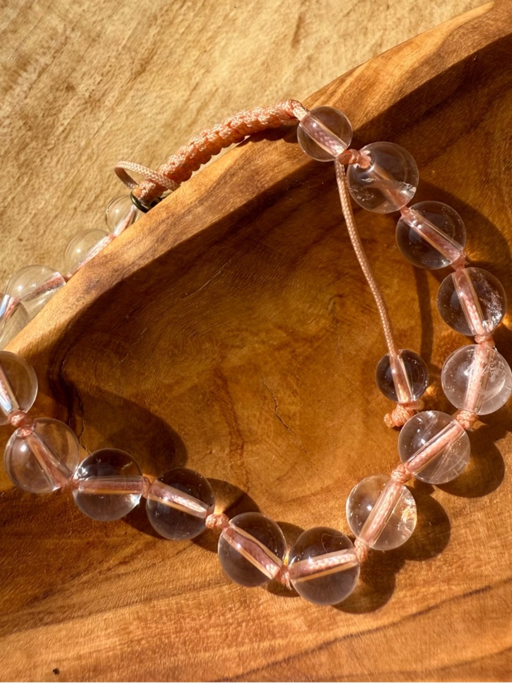 Clear Quartz Crystal Bracelet